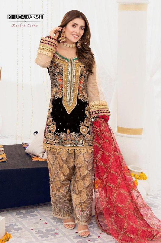 Beautiful Ready to wear Gorget  salwar kamezz  embroidery  work 3 piece