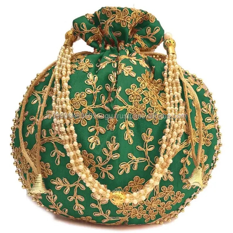 Nice Embroydary work potli bag for ladies