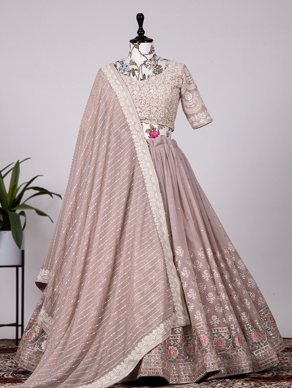 Lehenga Choli nice light color with Unstitch blouse