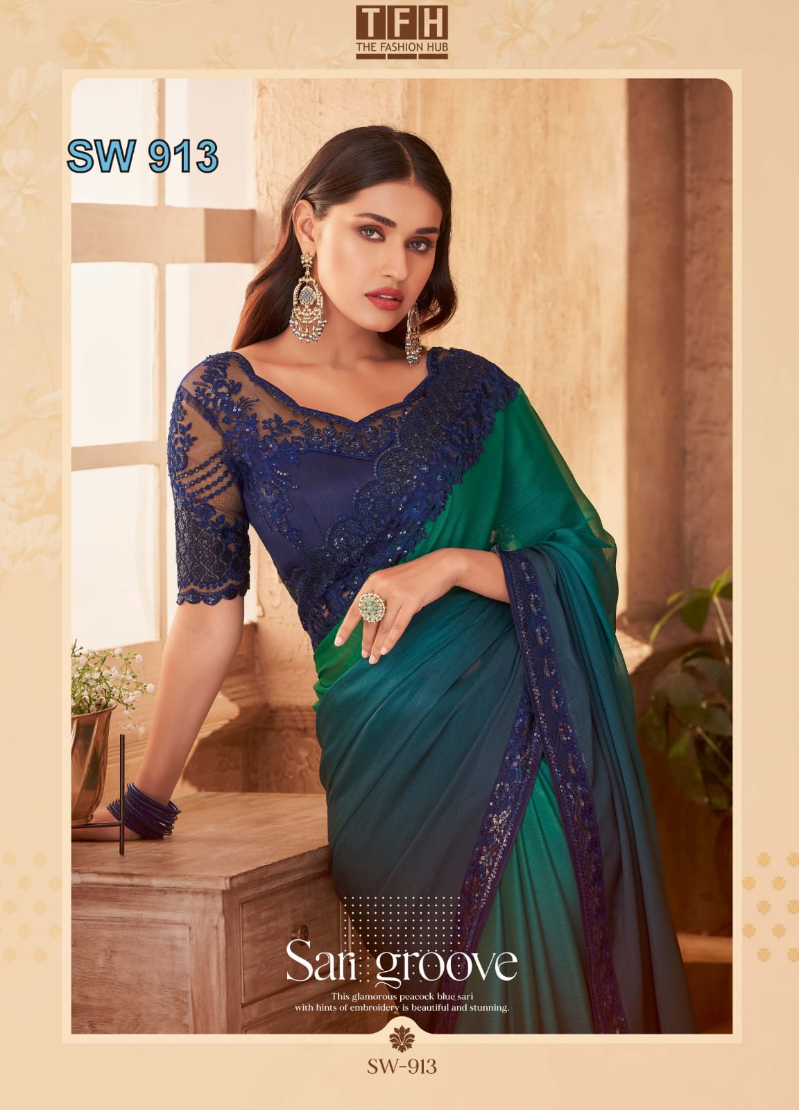 beautiful Sattin ,silk saree with unstitch blouse piece