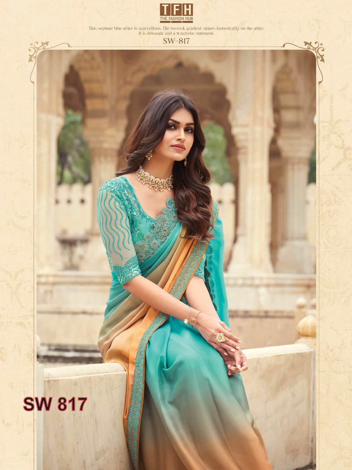 beautiful Sattin ,silk saree with unstitch blouse piece