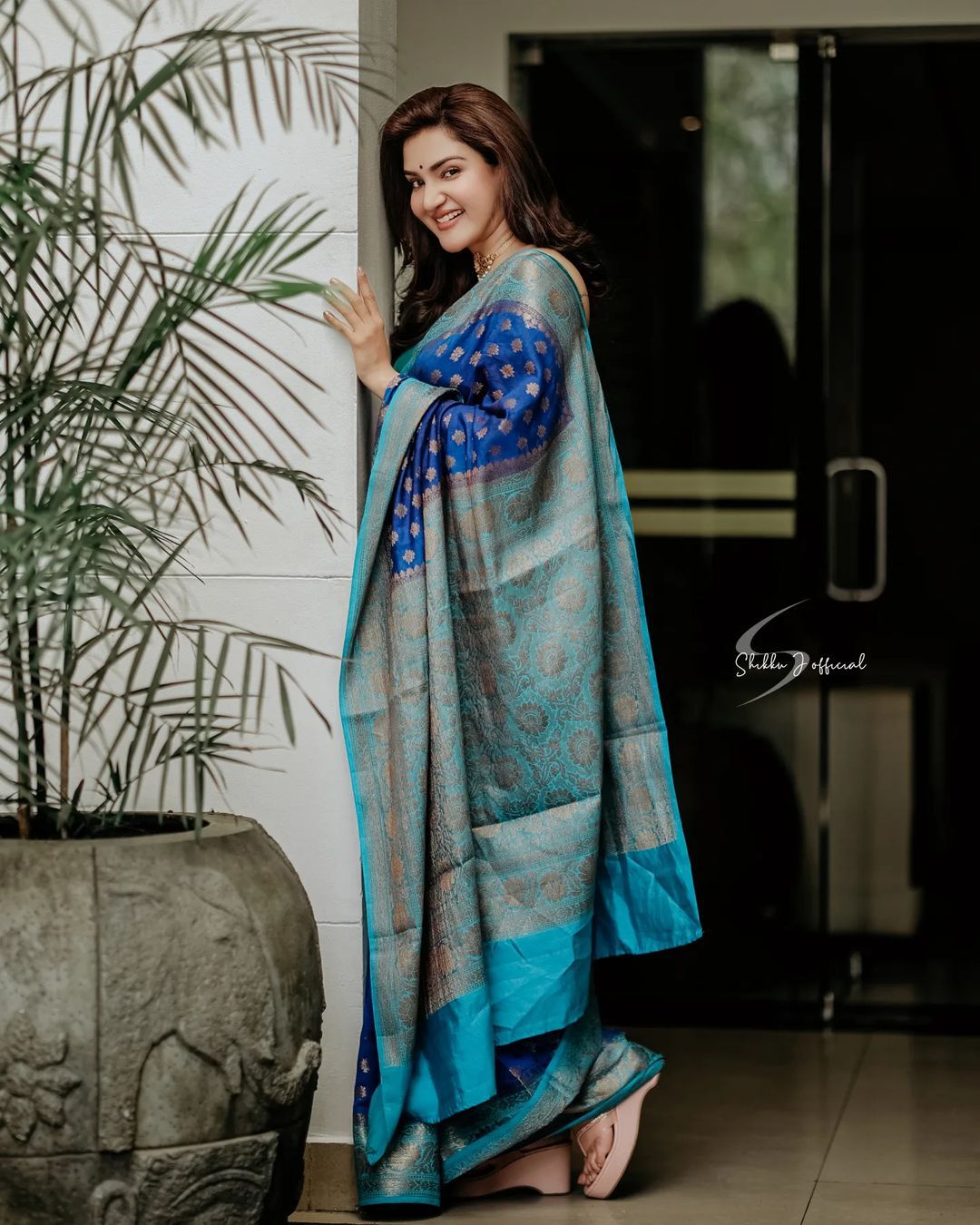 Banarasi soft silk saree zari work from traditional motifs.100% original best quality