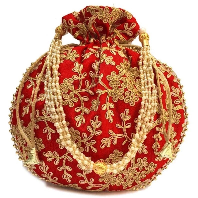 Nice Embroydary work potli bag for ladies