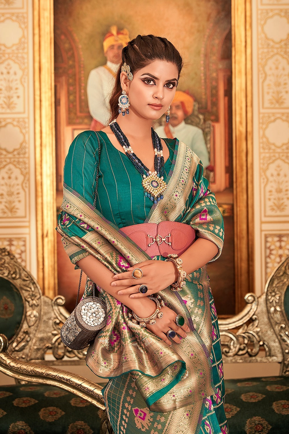 WEAVING ORGANZA SAREE