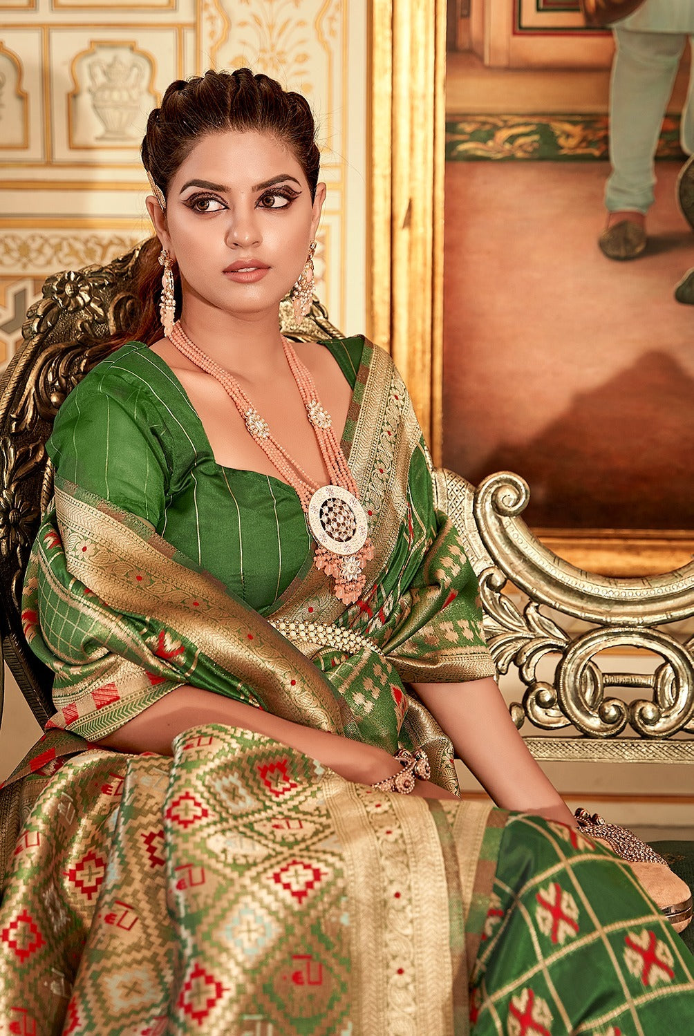 WEAVING ORGANZA SAREE