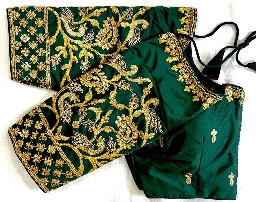 Chandrakanta degine banarasi silk blouse