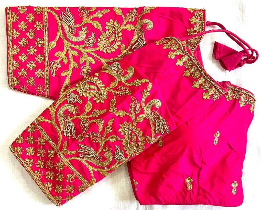 Chandrakanta degine banarasi silk blouse