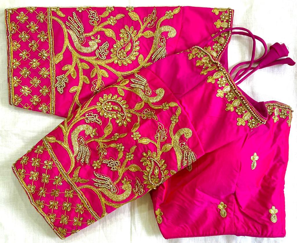 Chandrakanta degine banarasi silk blouse
