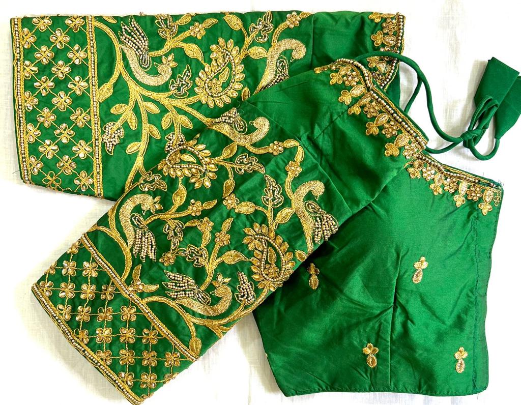 Chandrakanta degine banarasi silk blouse