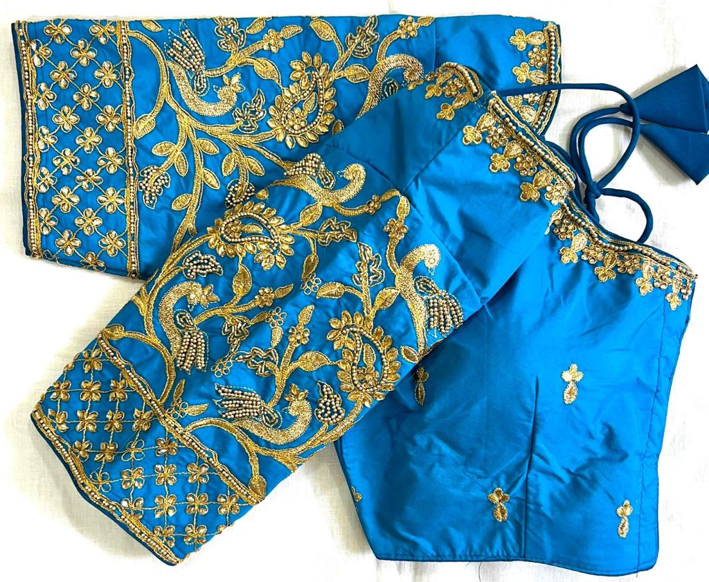 Chandrakanta degine banarasi silk blouse