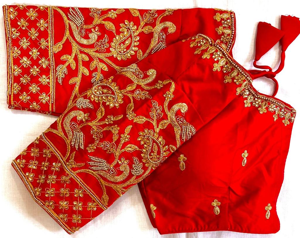 Chandrakanta degine banarasi silk blouse