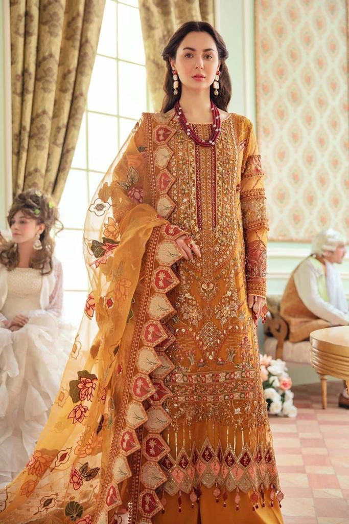 Ready to wear Groget Dress with Embroidery beautiful Work_