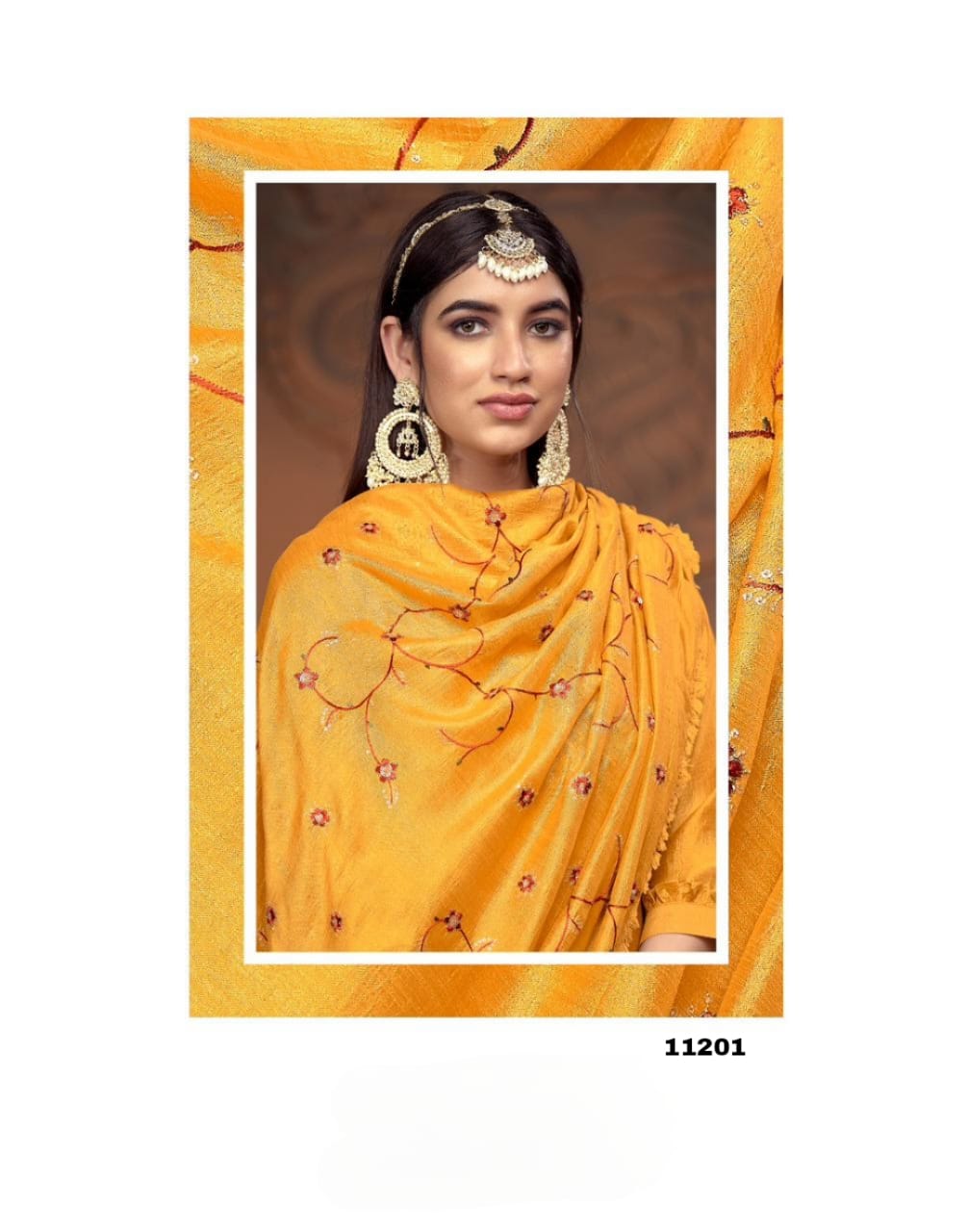 Gorgeous Yellow color ready to wear 3 piece