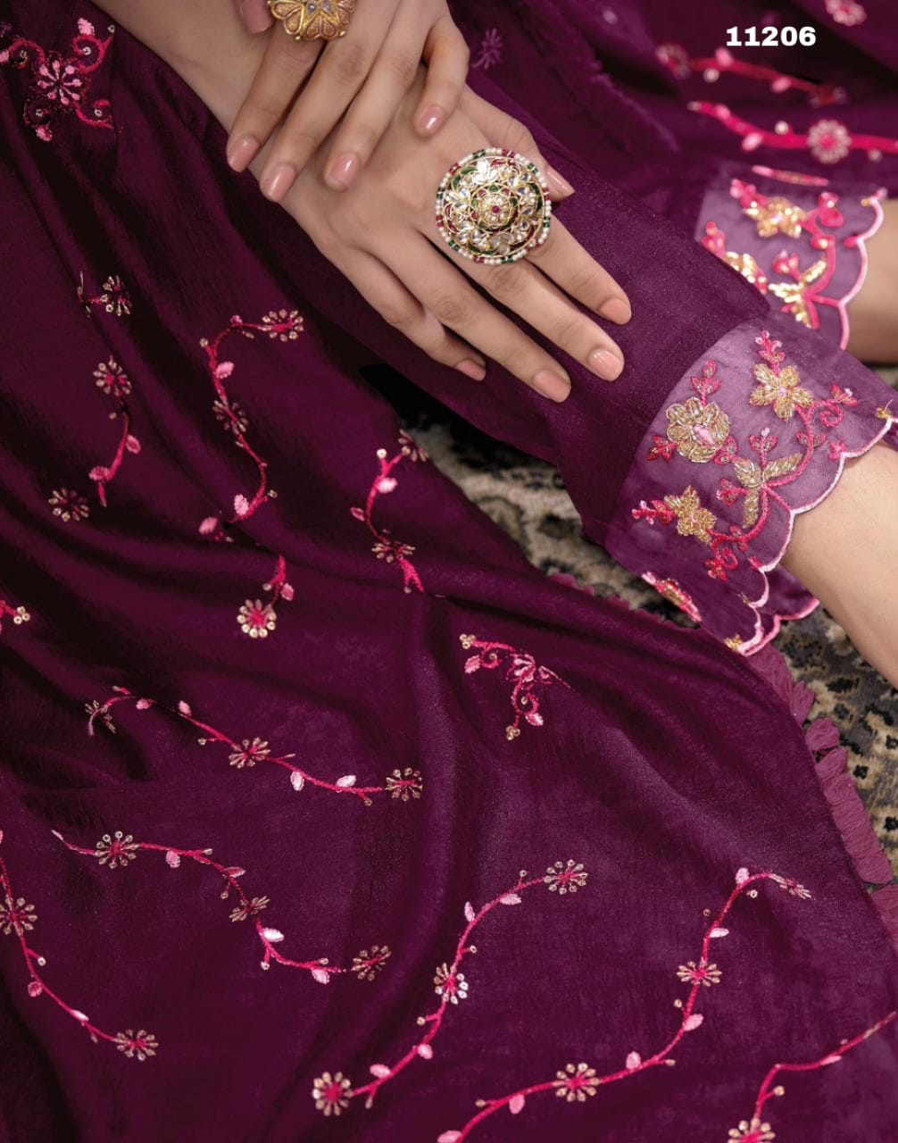 Gorgeous Few colors ready to wear 3 piece
