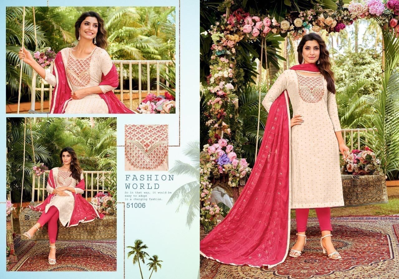 Beautiful Designs With Concept Of Sicvance Chainstitch Embroidery Work And In Rayon Cotton Pent. Print....🪡
